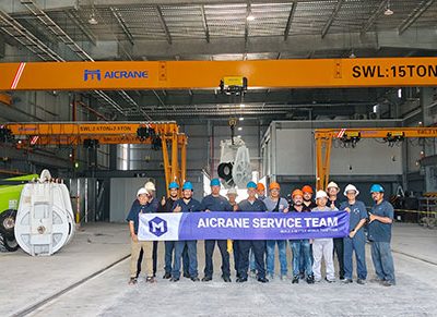 Cuatro Grúas AICRANE Impulsan la Nueva Terminal Mexicana Para Operar con Alta Eficiencia