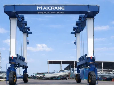 Solución Integral de Grúa Pórtico para Embarcaciones MBH50T en México